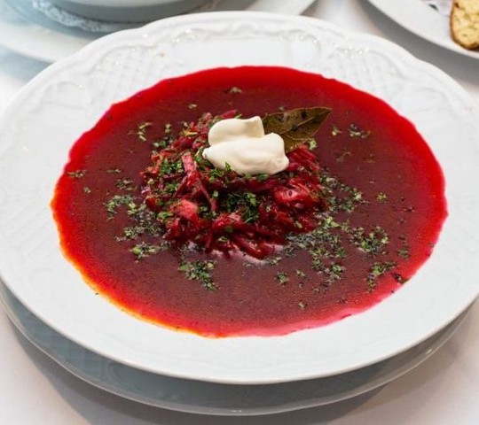 Борщ из свежей капусты (постный)