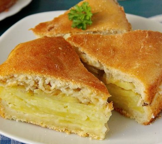 Пирог с картошкой  и луком (заказ минимум за 1 рабочий день)