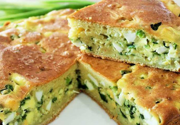 Пирог с зеленым луком и яйцом (заказ минимум за 1 рабочий день)