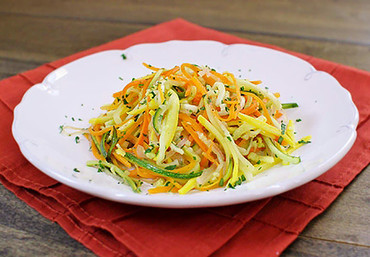 Корейский из кабачка и моркови